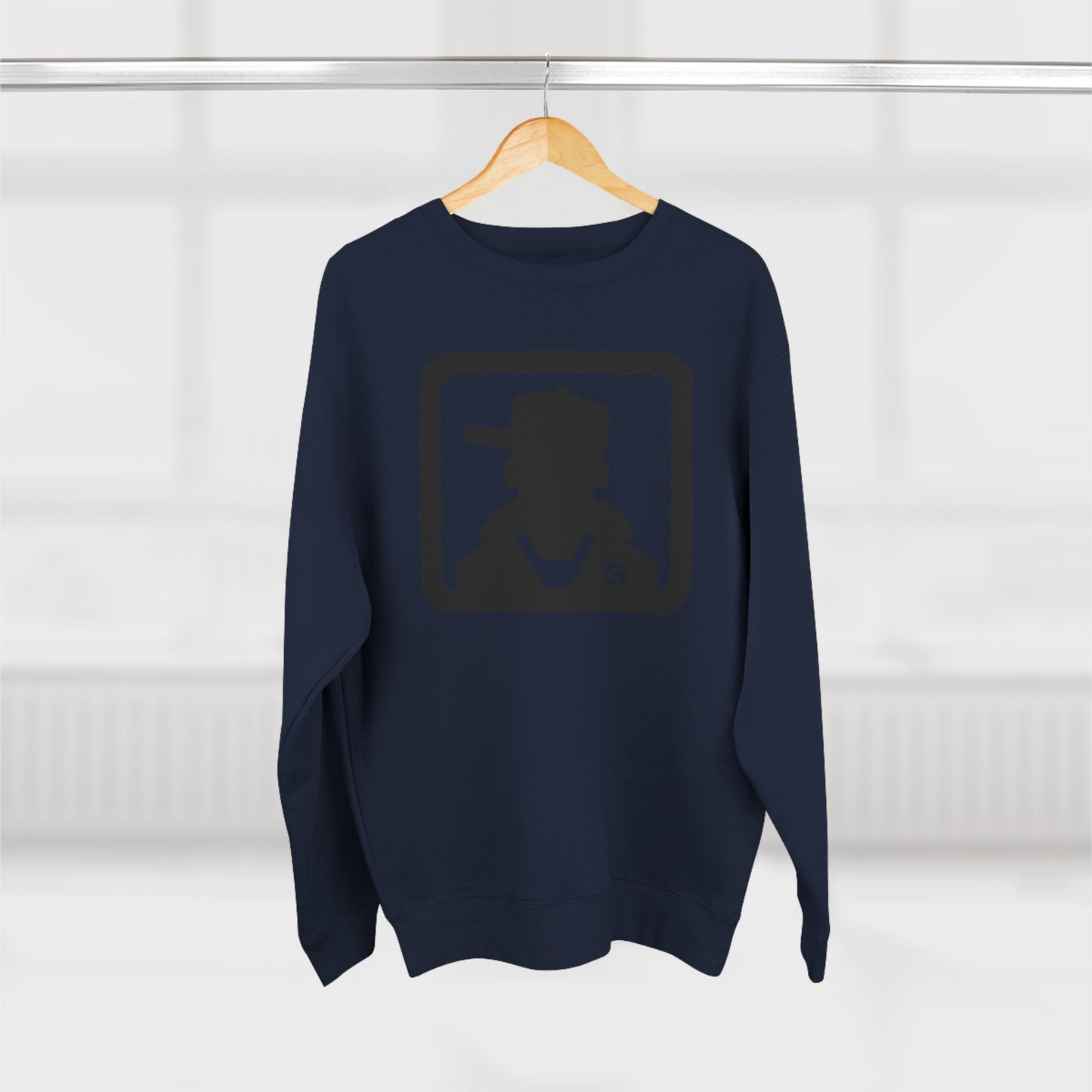 Vintage Detective Silhouette Crewneck Sweatshirt
