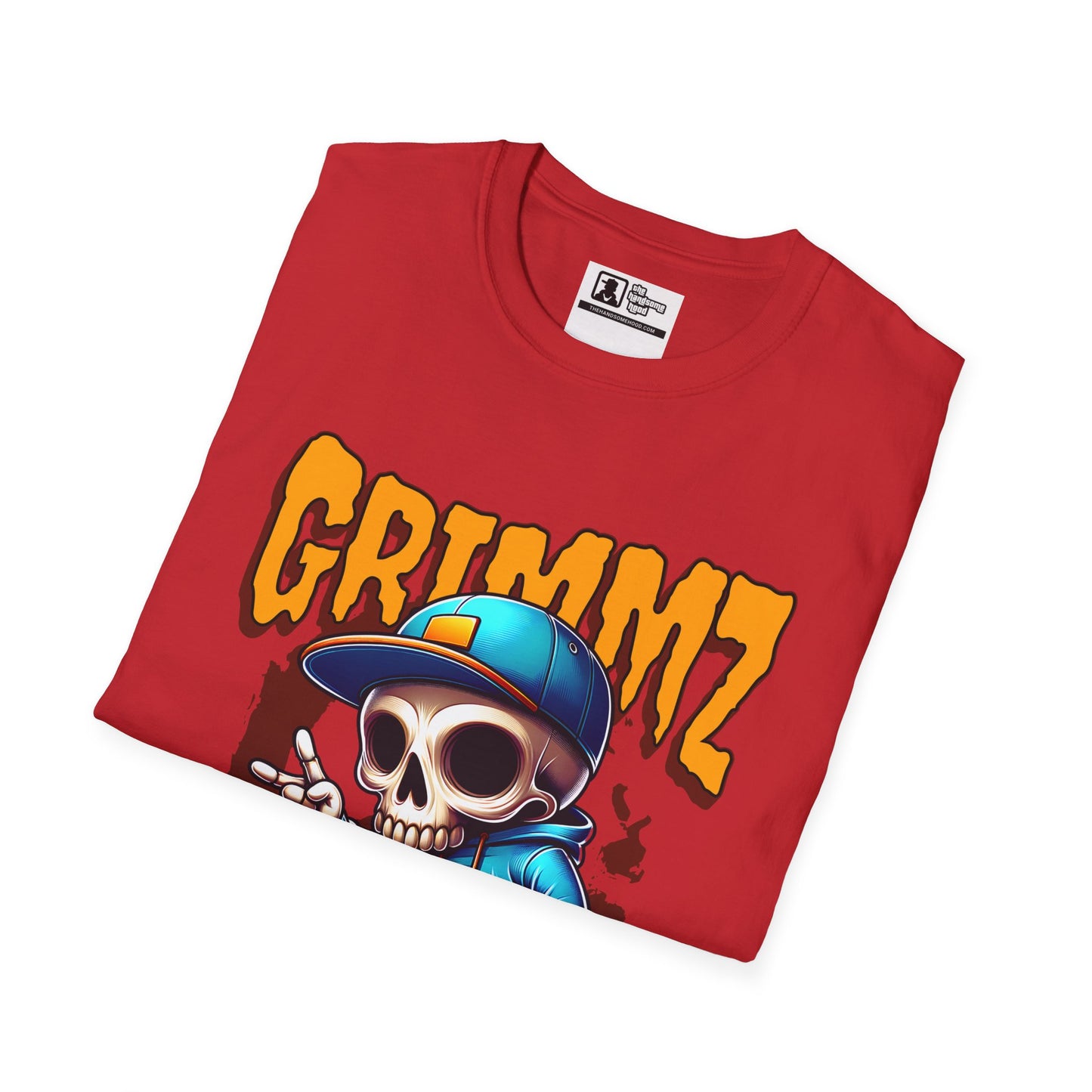 Grimmz Skull Skateboard T-Shirt