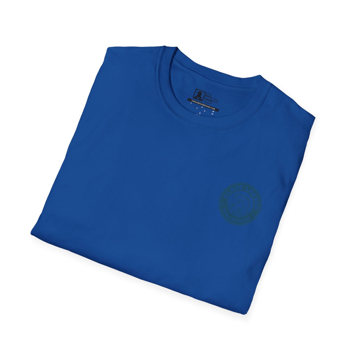 Glade Laksen Kvalitetsfisk T-Shirt — Vintage Salmon Fishing Tee
