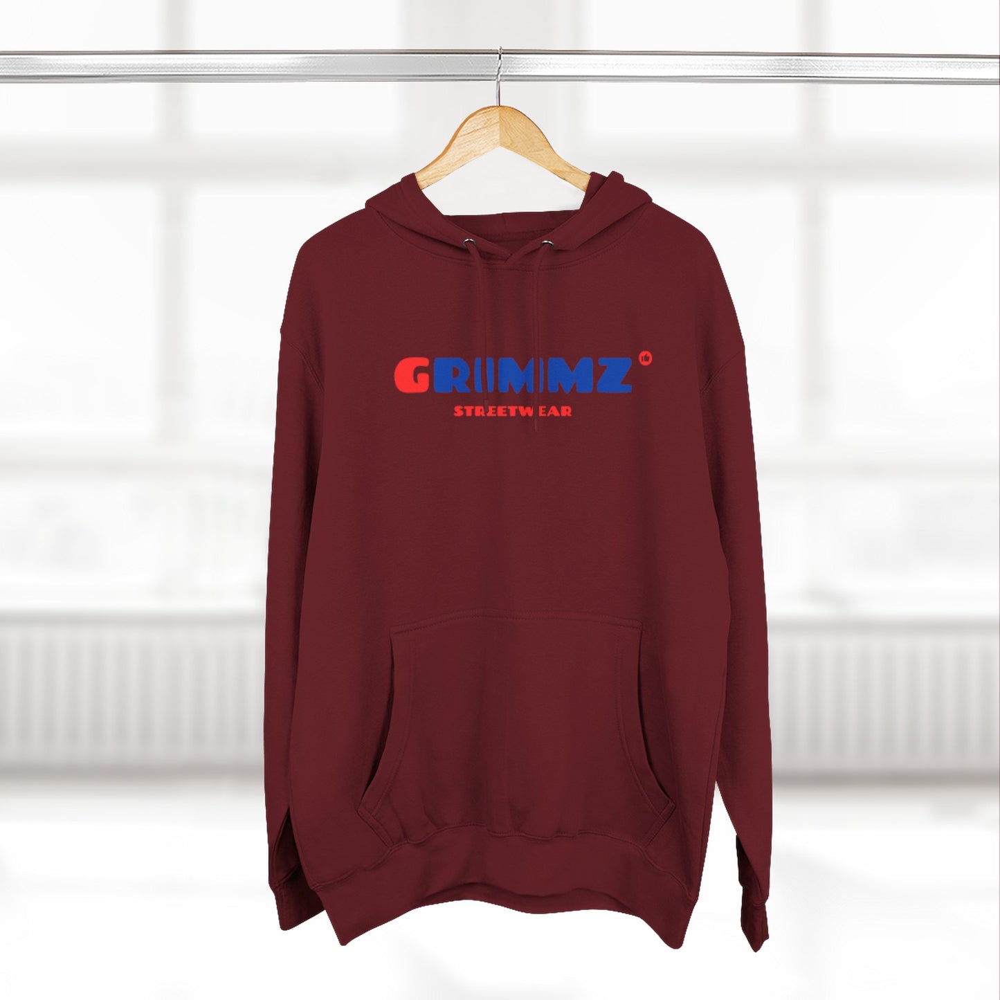 GRIIMZ Bold Red Blue Hoodie