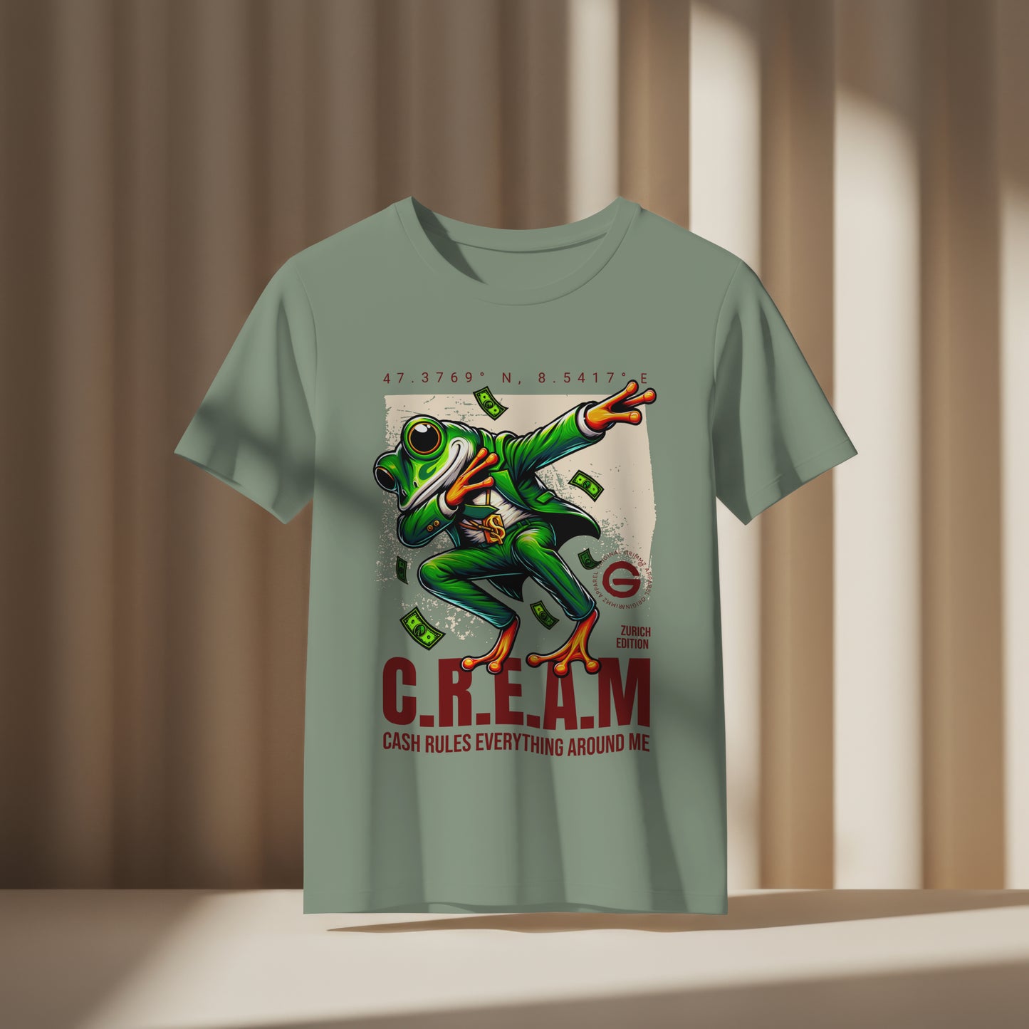 GRIMMZ UNISEX T-SHIRT CREAM