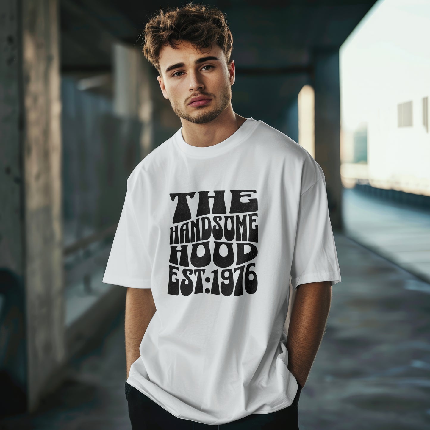 THE HANDSOME HOOD UNISEX T-SHIRT 1976