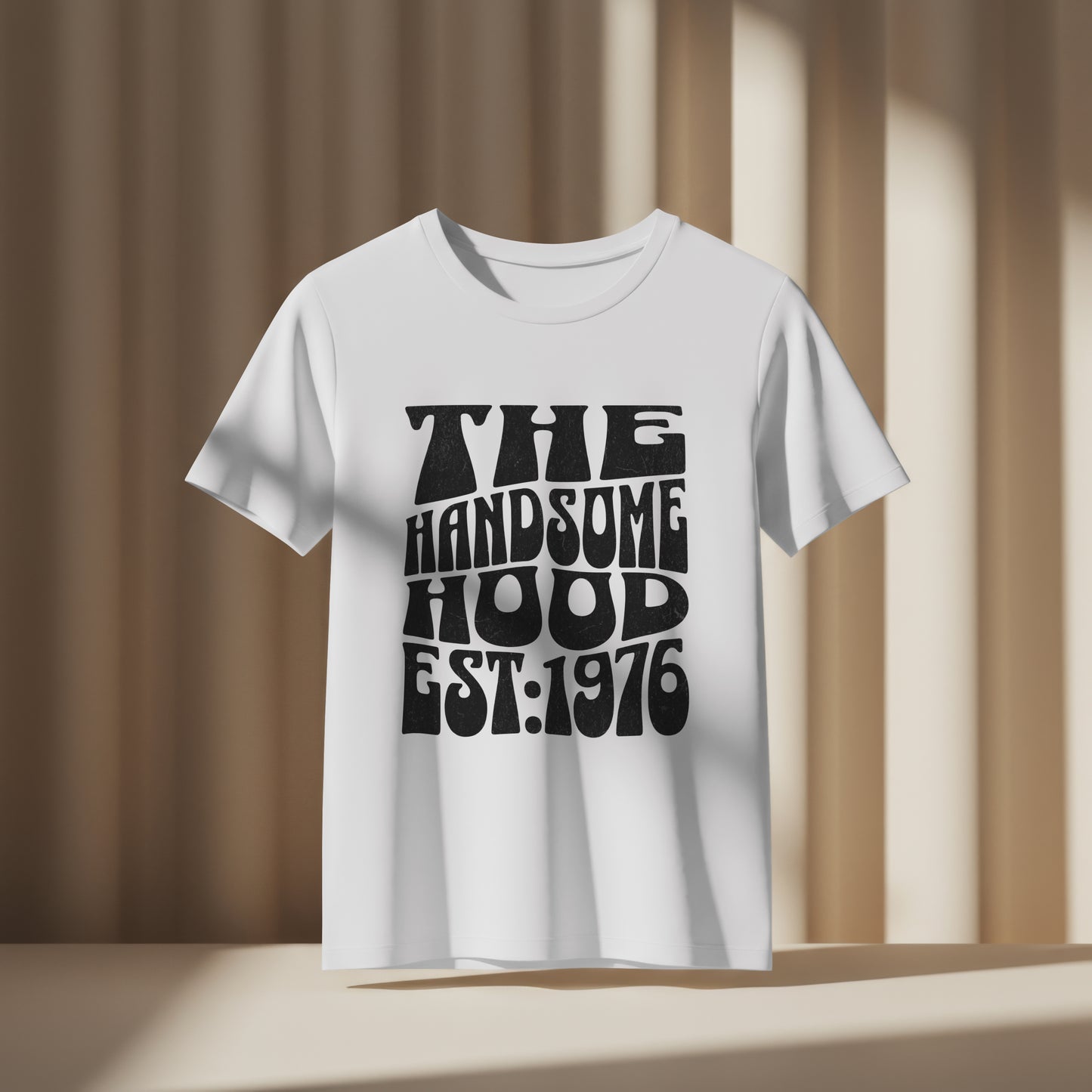 THE HANDSOME HOOD UNISEX T-SHIRT 1976