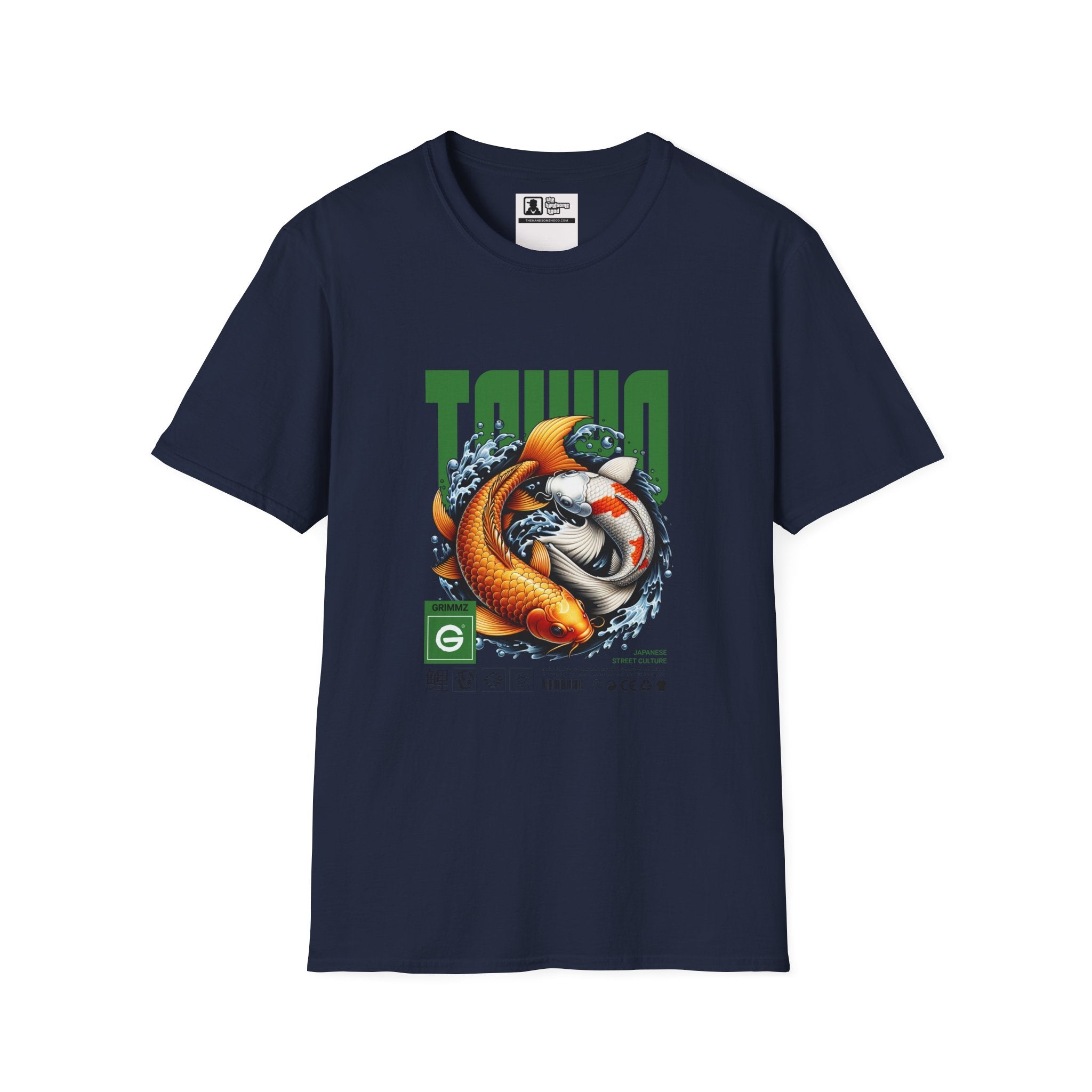 Koi Fish Tokyo Graphic T-Shirt – Japanese Wave Art Tee