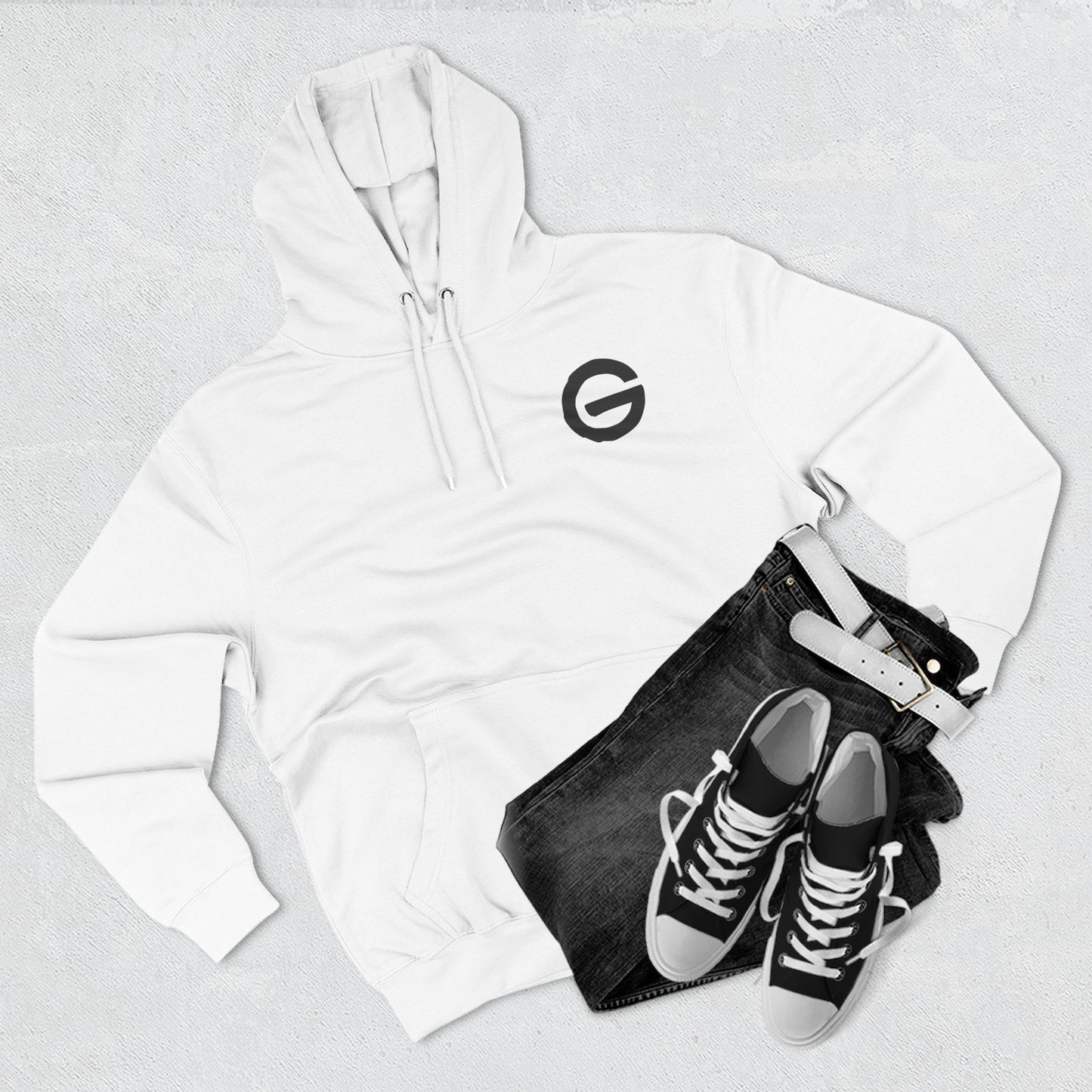 Hustle Flow Motivational Fleece Hoodie