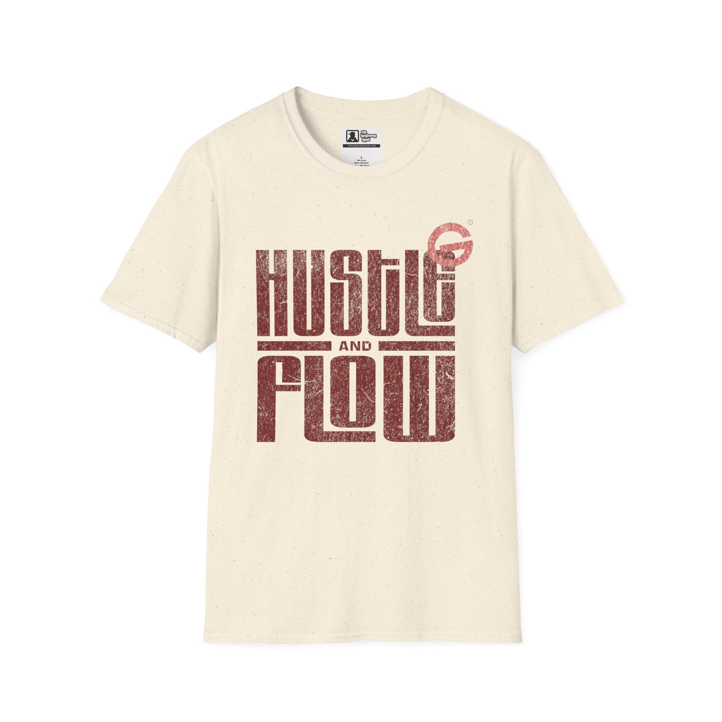 Hustle Flow Motivational Streetwear Tee