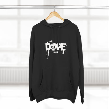 Classic White Three-Panel Hoodie