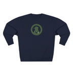 Detective Circle Crewneck Sweatshirt — Vintage Sherlock Pipe Logo