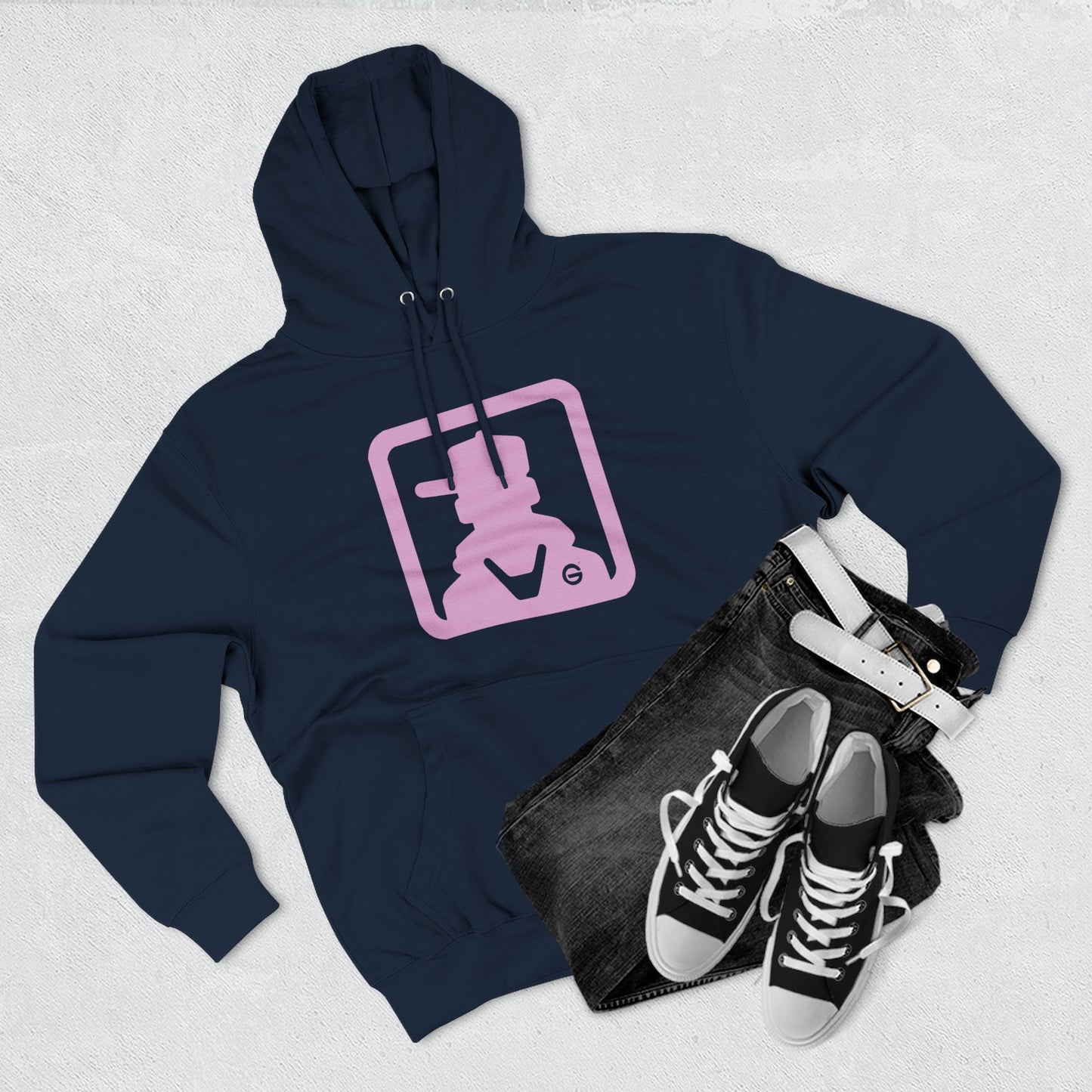 Pastel Pink Cat Hoodie