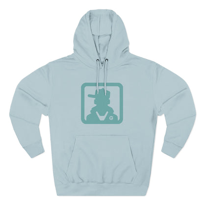 Three-Panel Fleece Hoodie
