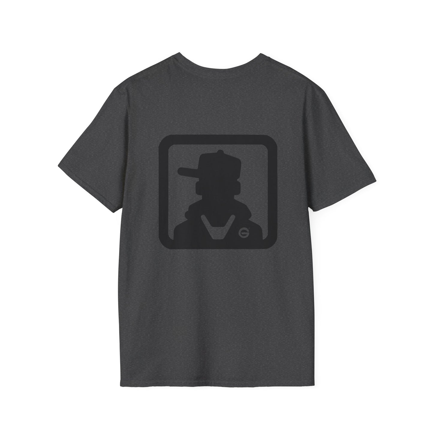 Minimal Monochrome Silhouette Logo Tee