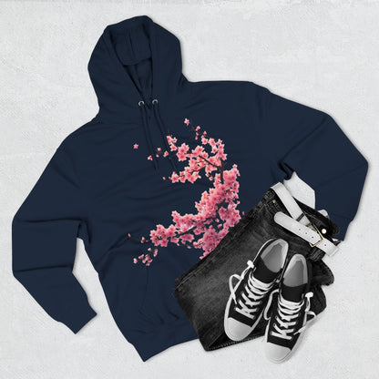 Three-Panel Fleece Hoodie