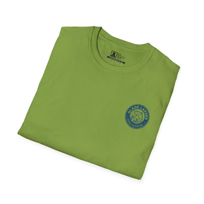 Glade Laksen Kvalitetsfisk T-Shirt — Vintage Salmon Fishing Tee