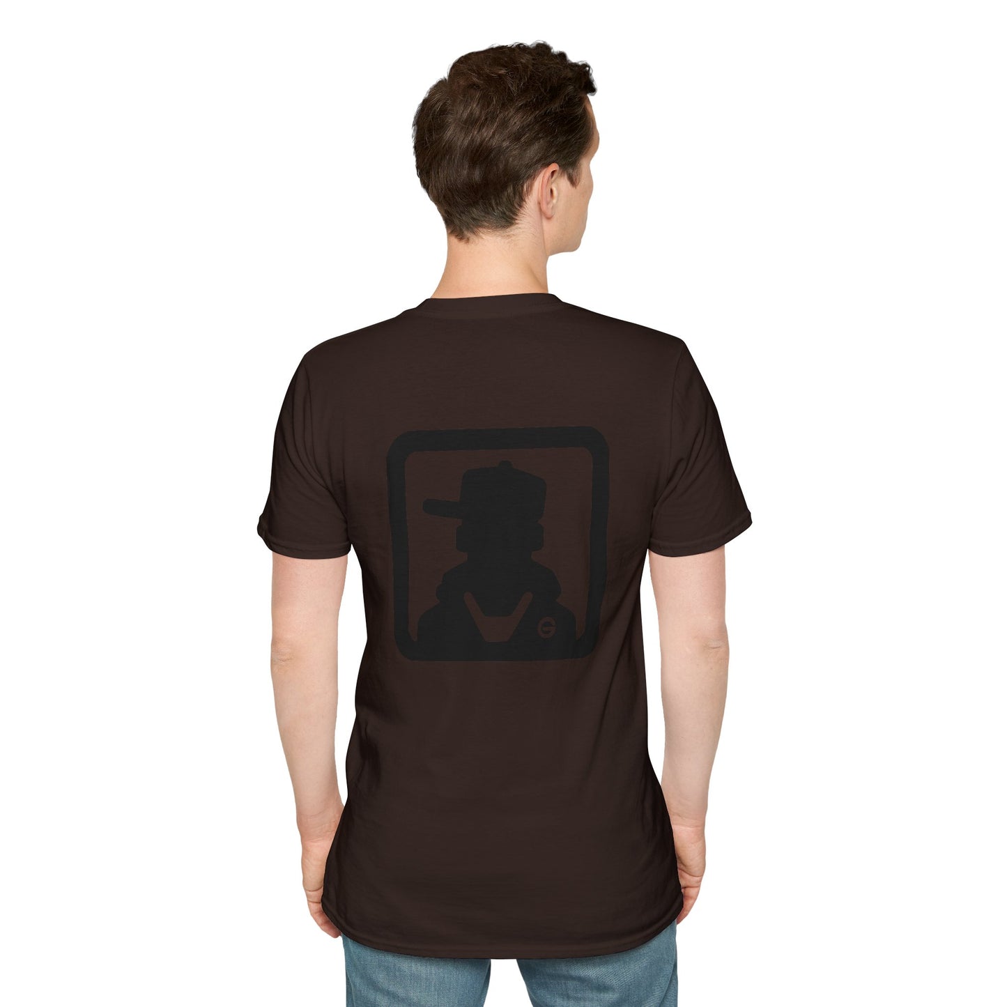 Minimal Monochrome Silhouette Logo Tee