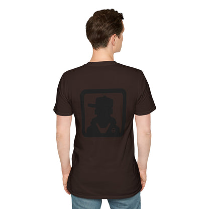 Minimal Monochrome Silhouette Logo Tee