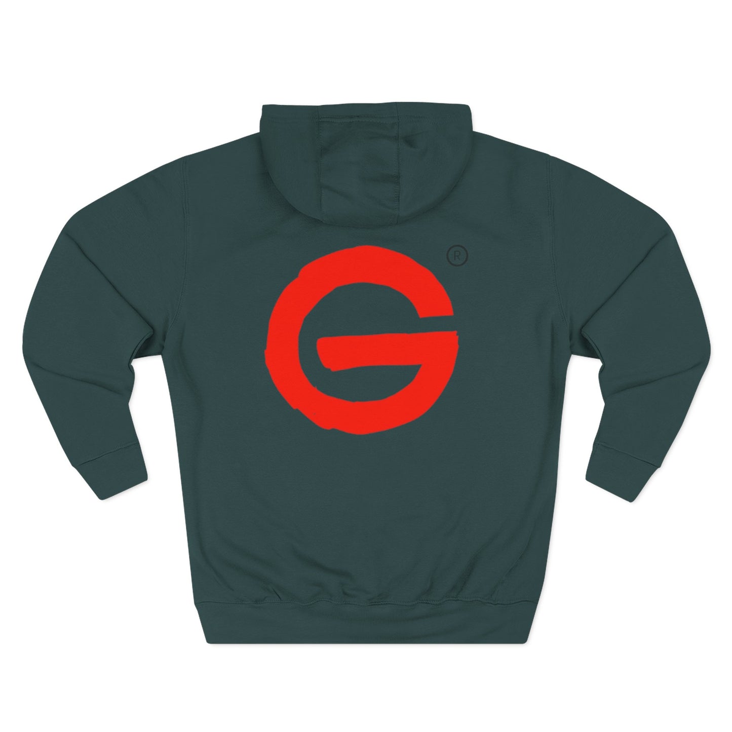 Red Brushstroke G Logo Hoodie