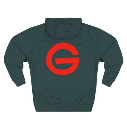 Red Brushstroke G Logo Hoodie