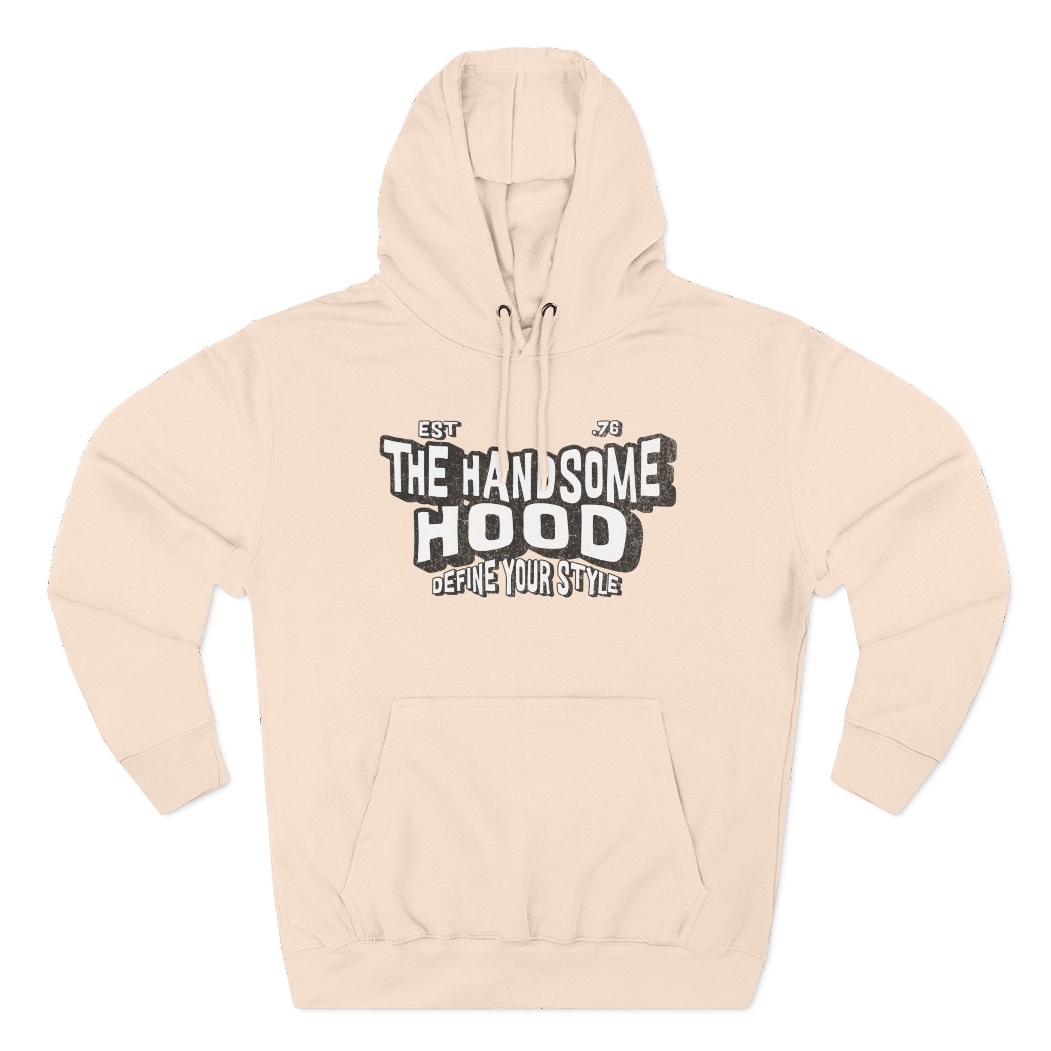 The Handsome Hood Hoodie – Retro Script Graphic Pullover