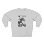 Wave Crewneck Sweatshirt — Hokkaido Great Wave Japanese Art Sweatshirt