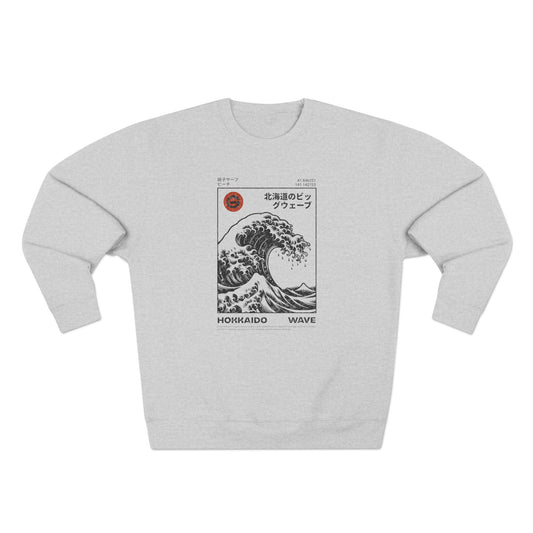 Hokkaido Great Wave Crewneck Sweatshirt