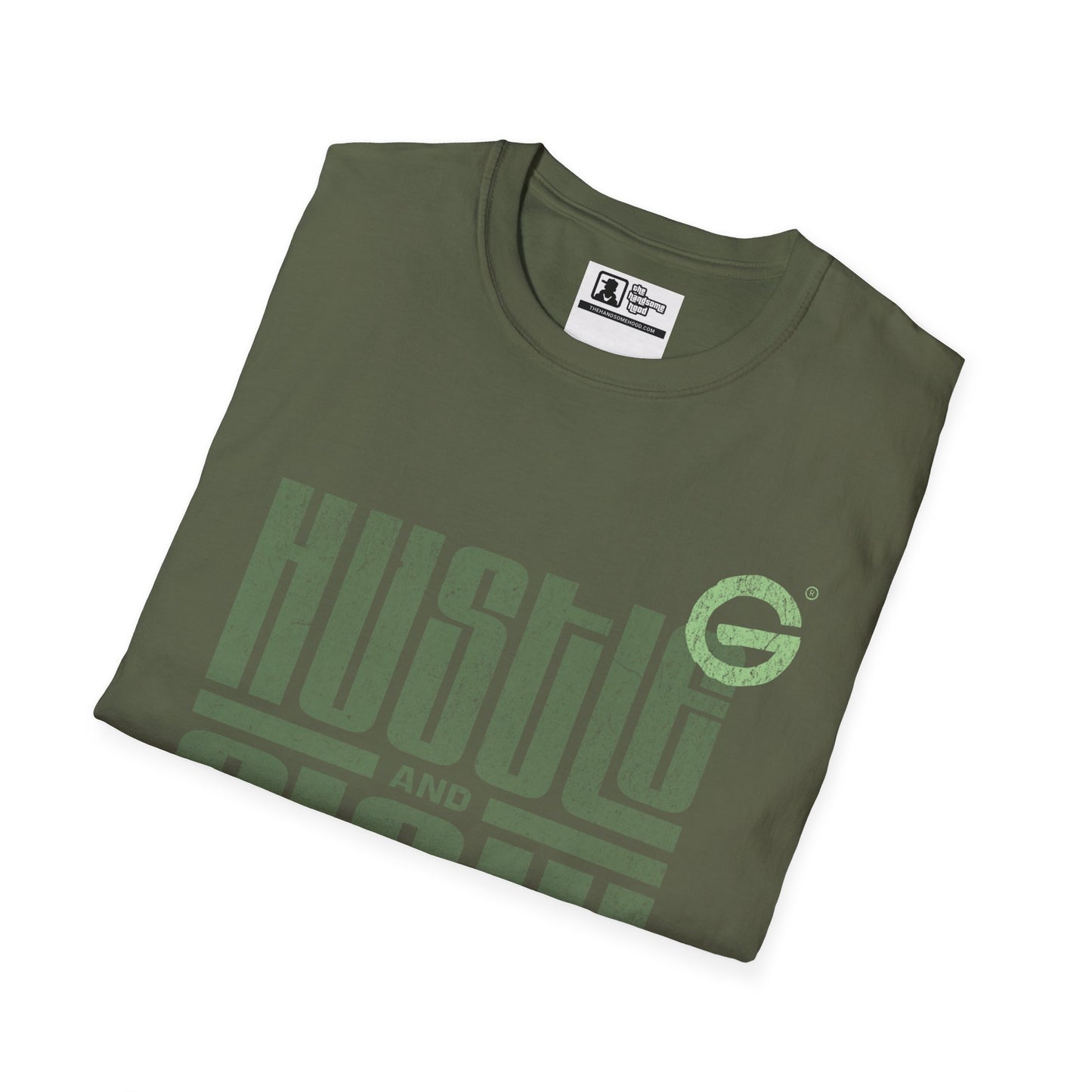 Hustle and Flow T-Shirt — Vintage Green Graphic Tee