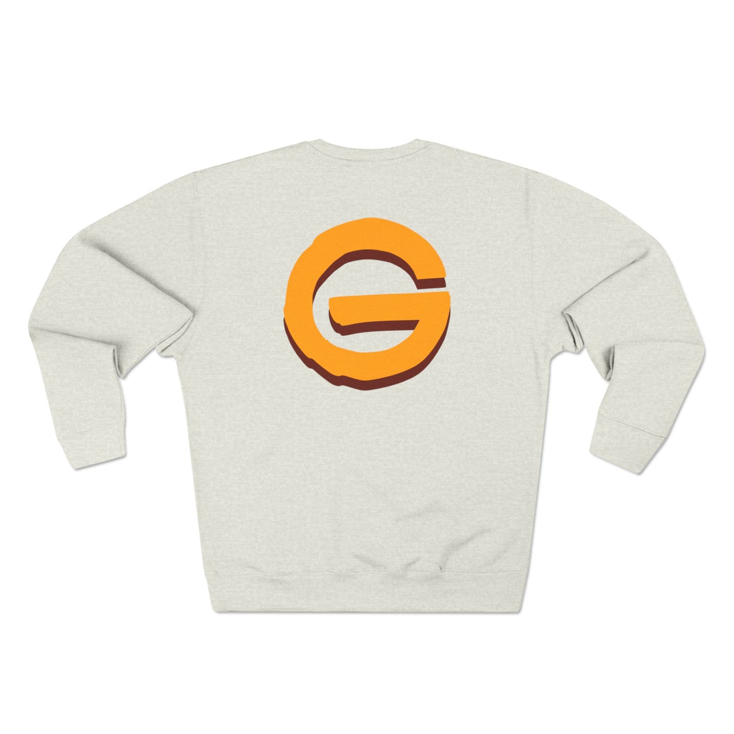 Grimmz Crewneck Sweatshirt — Bold Orange Logo Streetwear