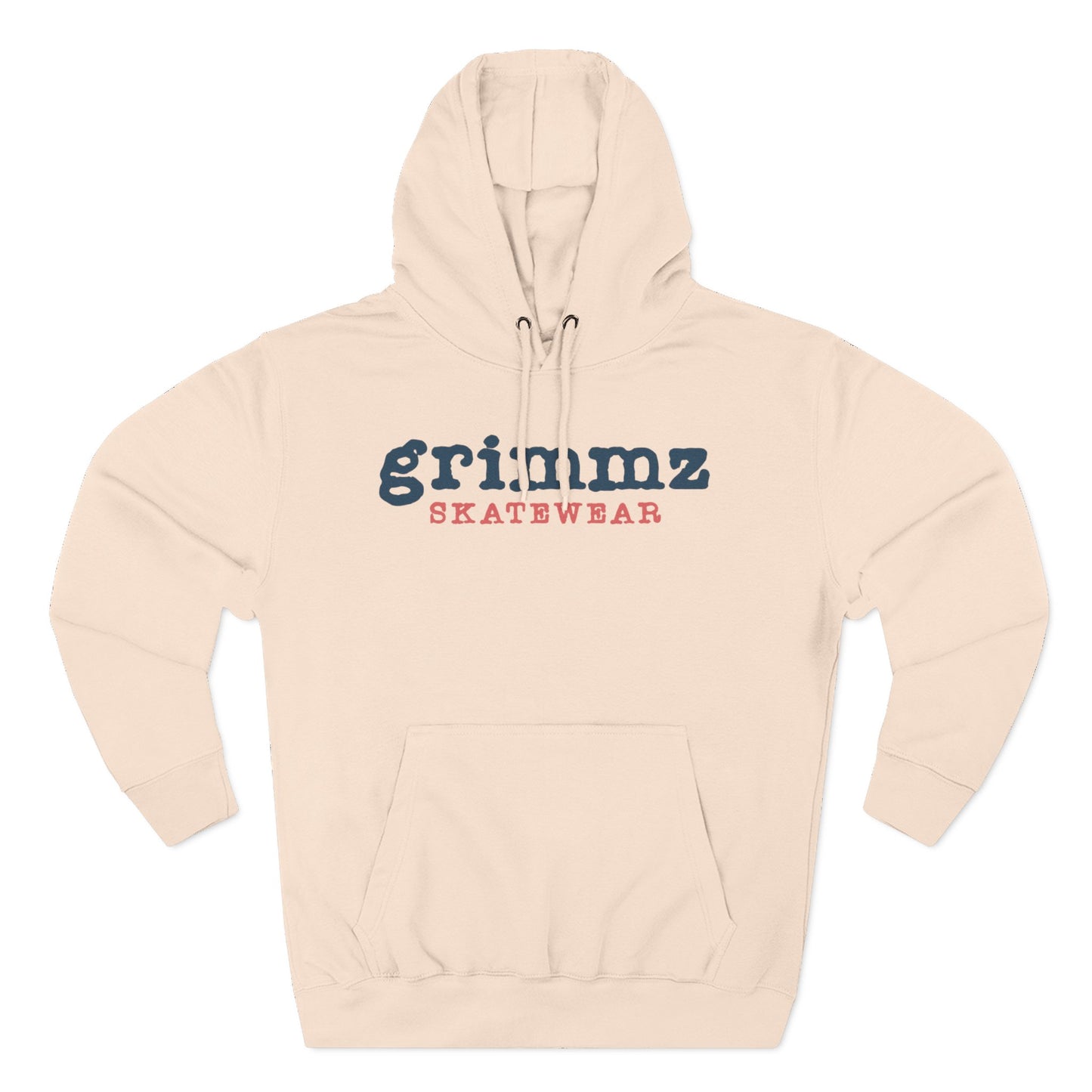 Grimmz Skatewear Fleece Hoodie — Vintage Skate Logo Pullover