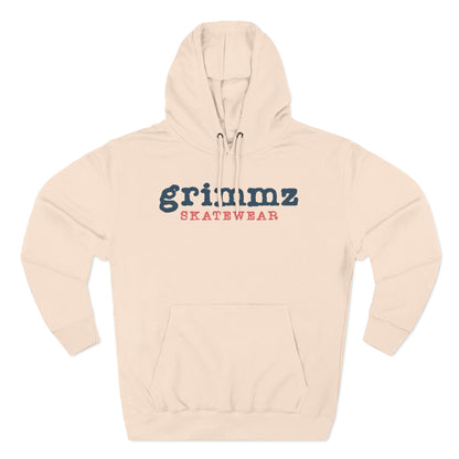 Grimmz Skatewear Fleece Hoodie — Vintage Skate Logo Pullover