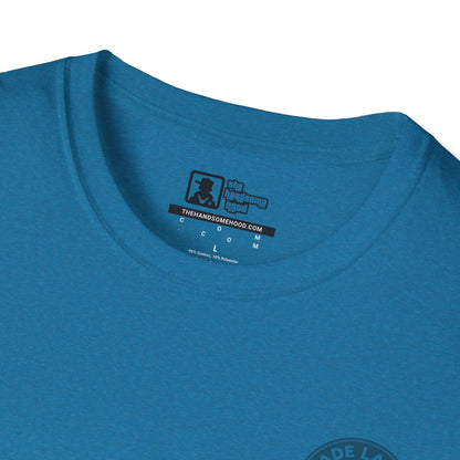 Glade Laksen Kvalitetsfisk T-Shirt — Vintage Salmon Fishing Tee