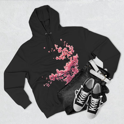 Three-Panel Fleece Hoodie