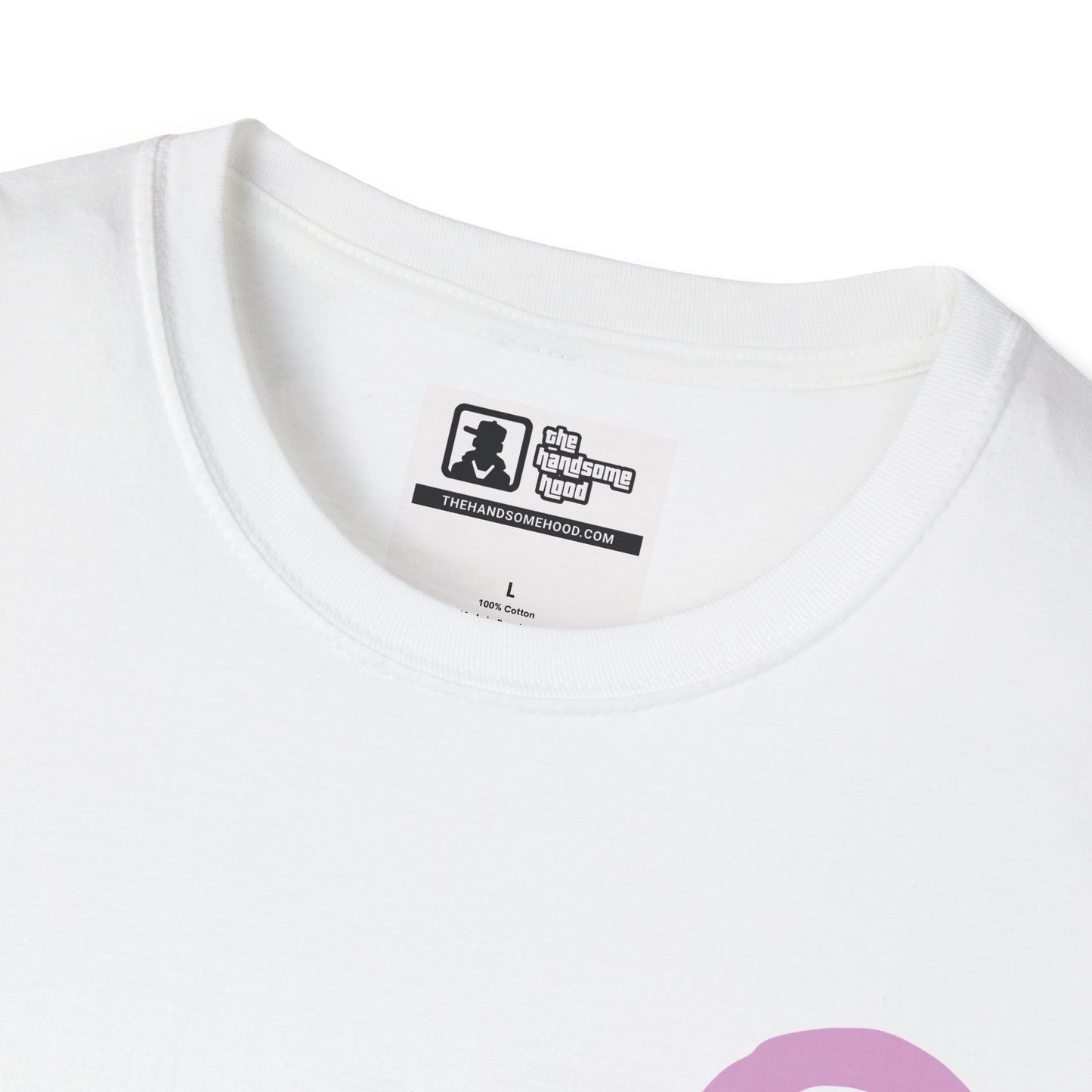 T-Shirt — Minimal Pink 'G' Logo Tee