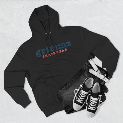 Grimmz Skatewear Fleece Hoodie — Vintage Skate Logo Pullover