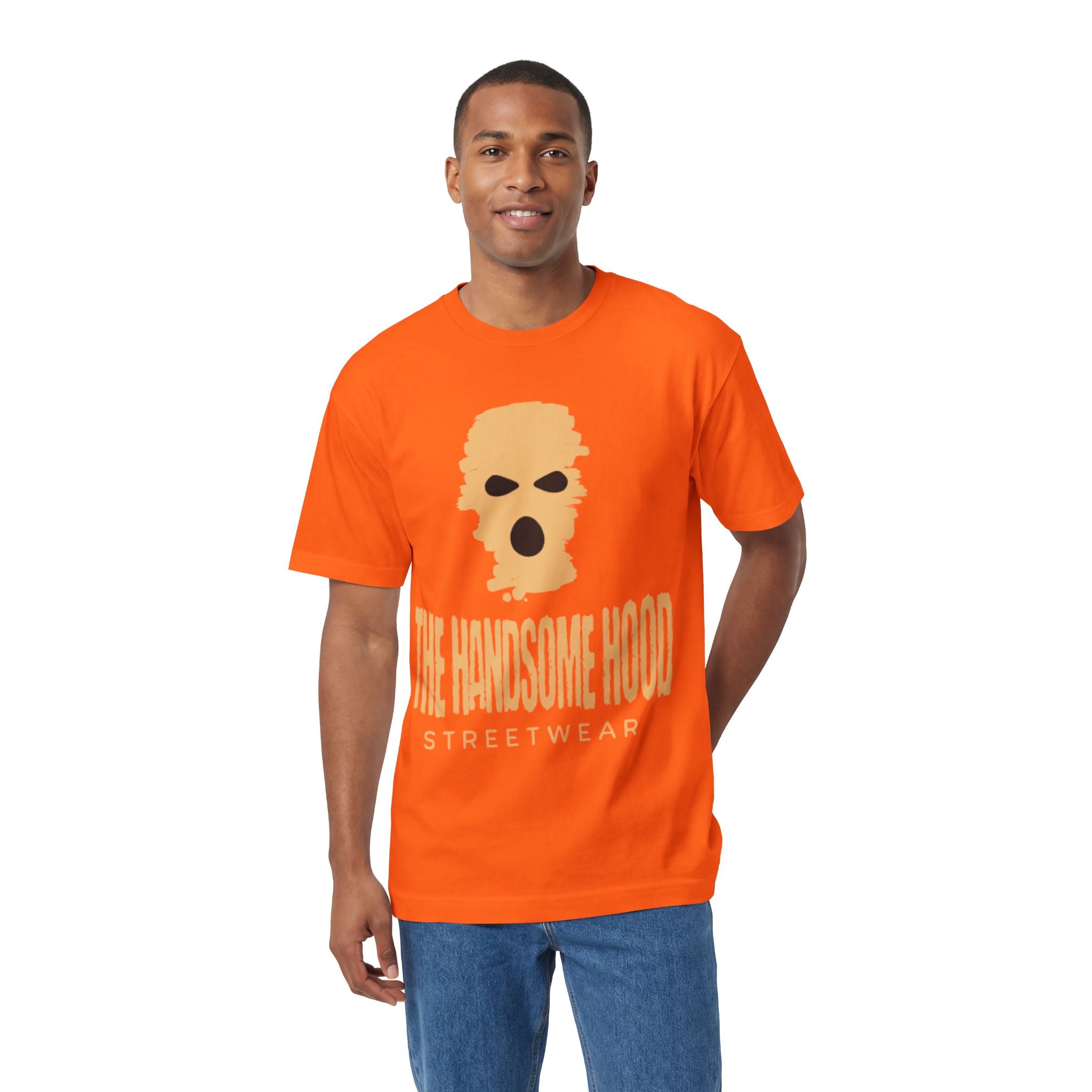 Streetwear Tee — "The Handsome Hood" Graphic T-Shirt
