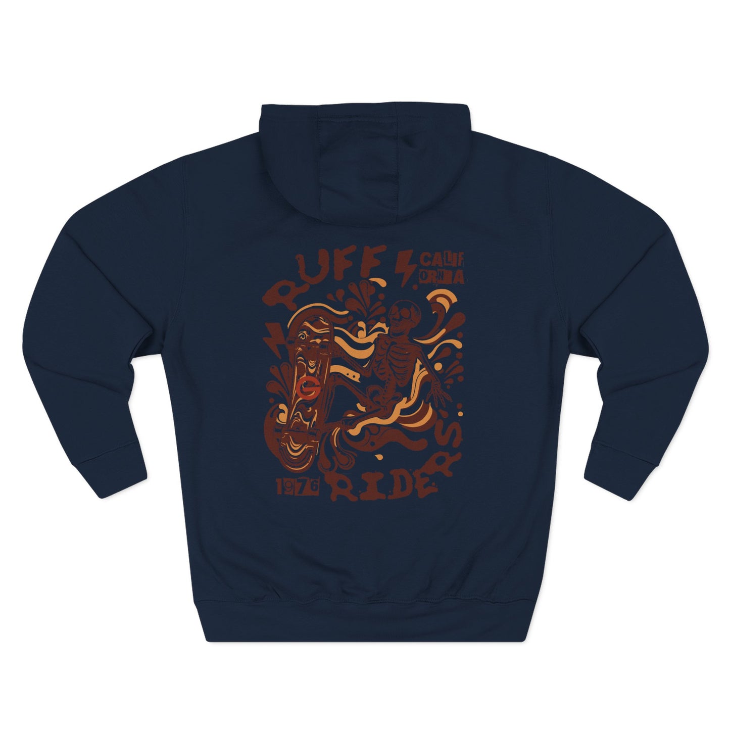 Ruff Riders Biker Skeleton Hoodie