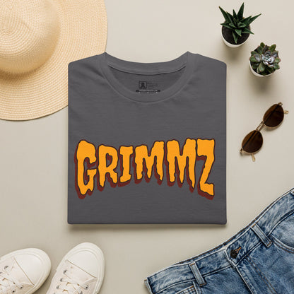 Grimmz Orange Drip Logo T-Shirt