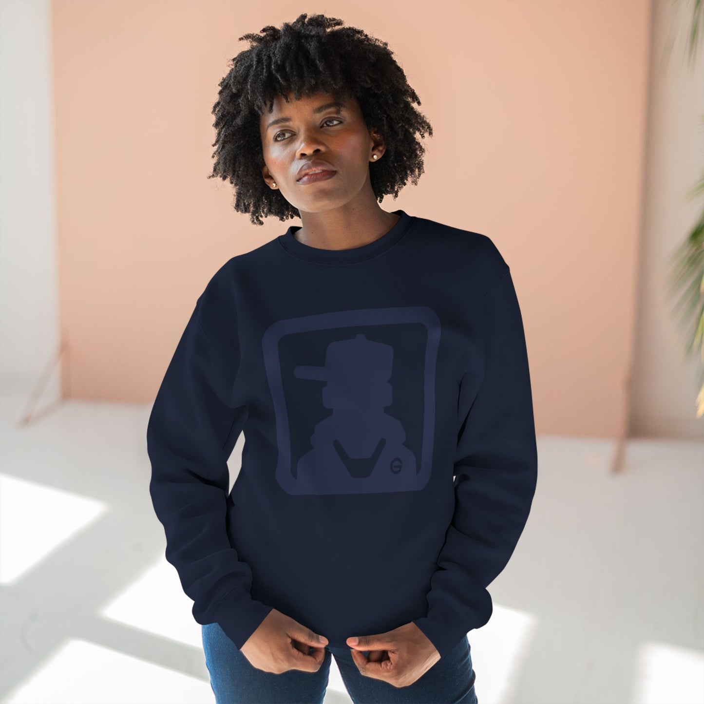 Silhouette Coach Logo Sweatshirt