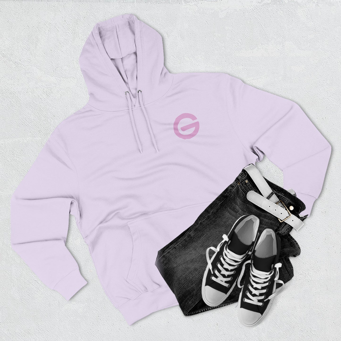 Hustle Flow Pink Graphic Hoodie