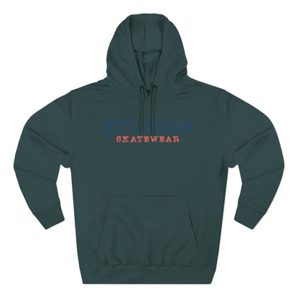 Grimmz Skatewear Fleece Hoodie — Vintage Skate Logo Pullover