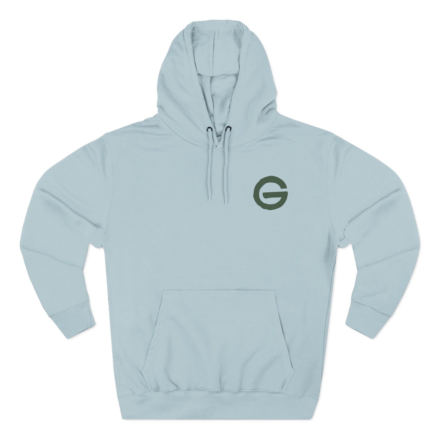 Minimalist Green 'G' Logo Hoodie