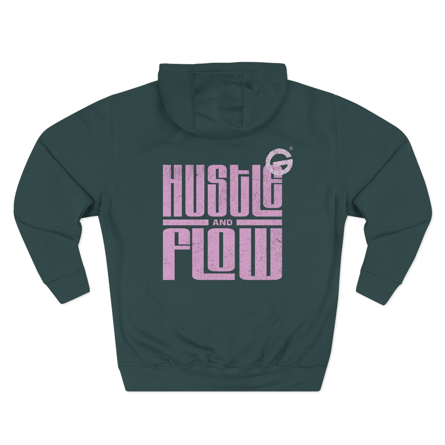 Hustle Flow Pink Graphic Hoodie