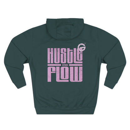 Hustle Flow Pink Graphic Hoodie