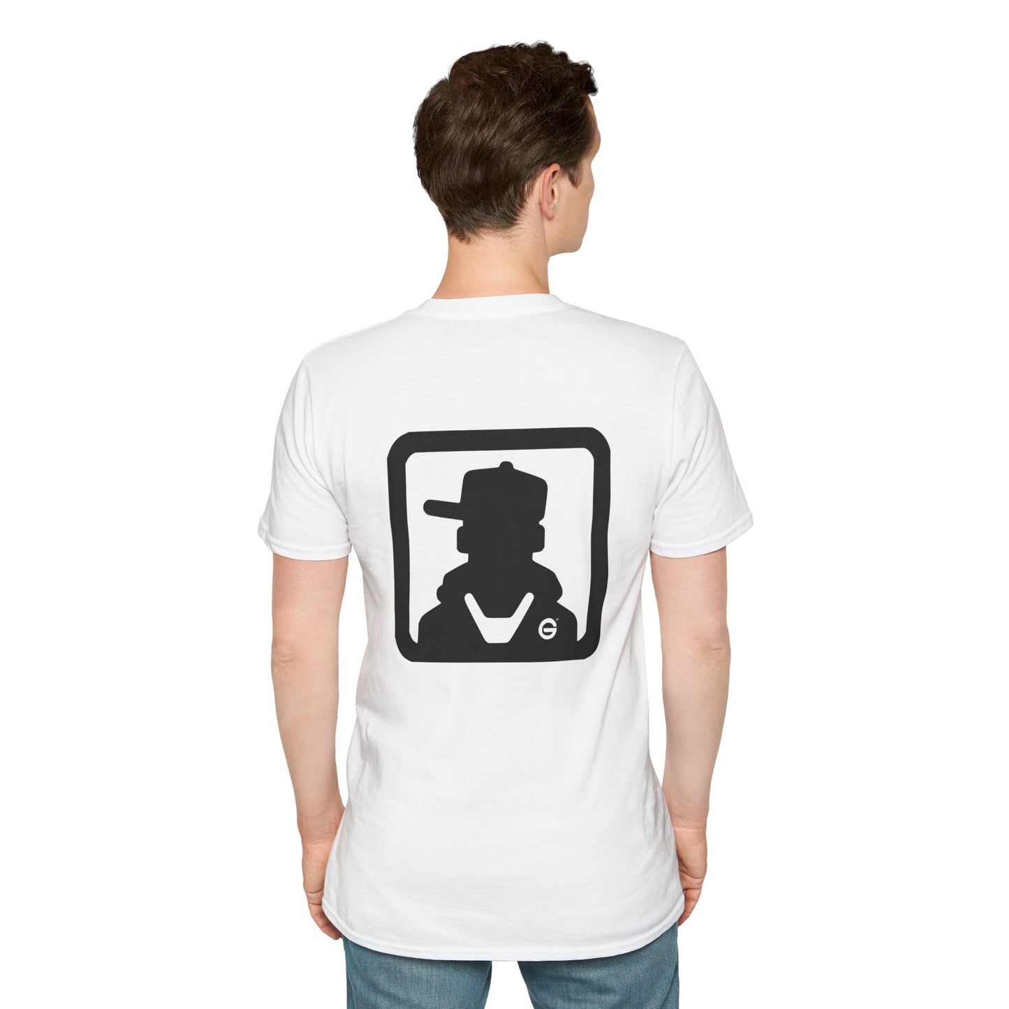 Minimal Monochrome Silhouette Logo Tee