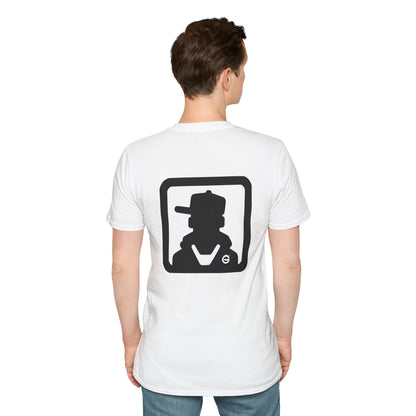 Minimal Monochrome Silhouette Logo Tee