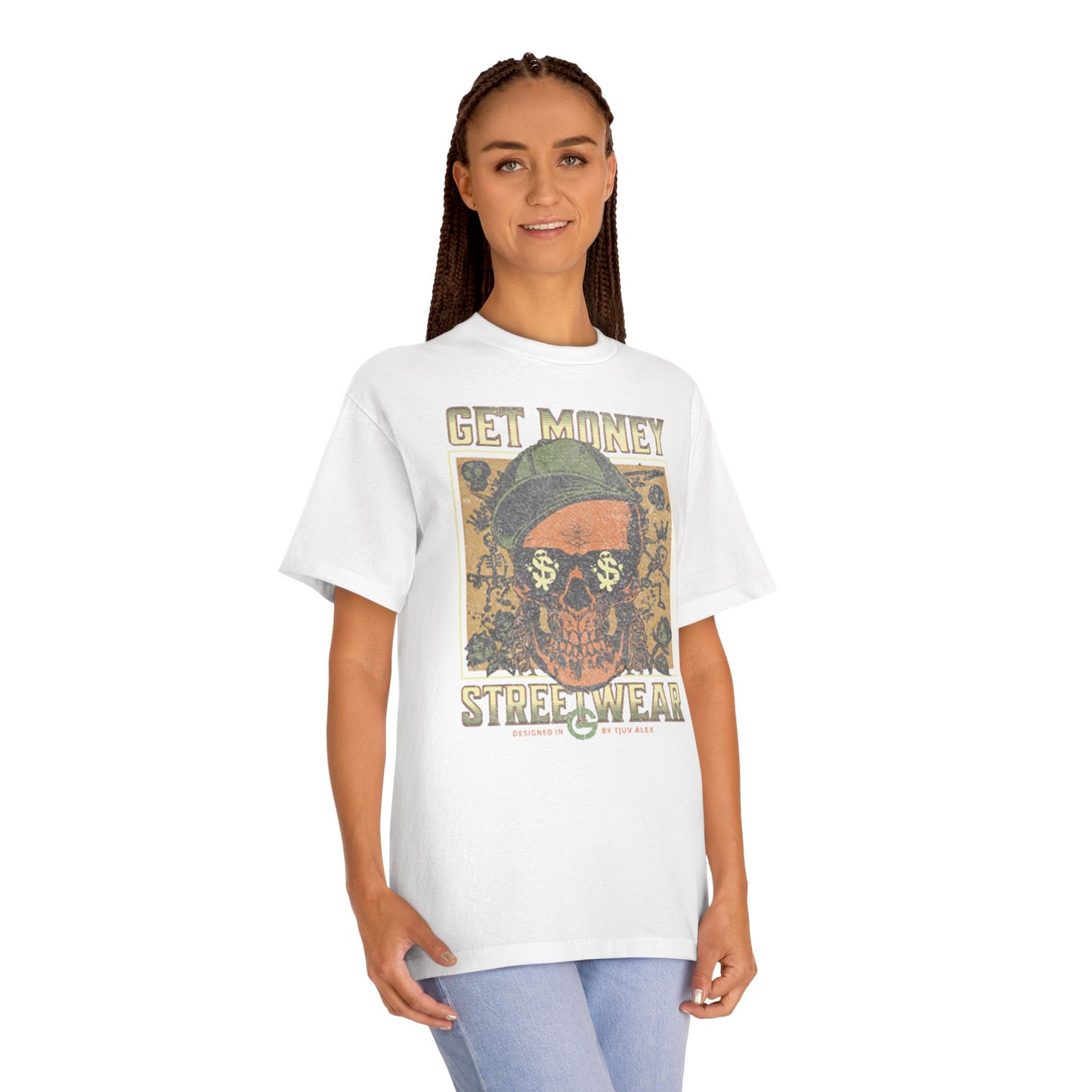 Get Money Skull Graphic Tee