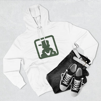 Minimal Green Icon Hoodie Pullover
