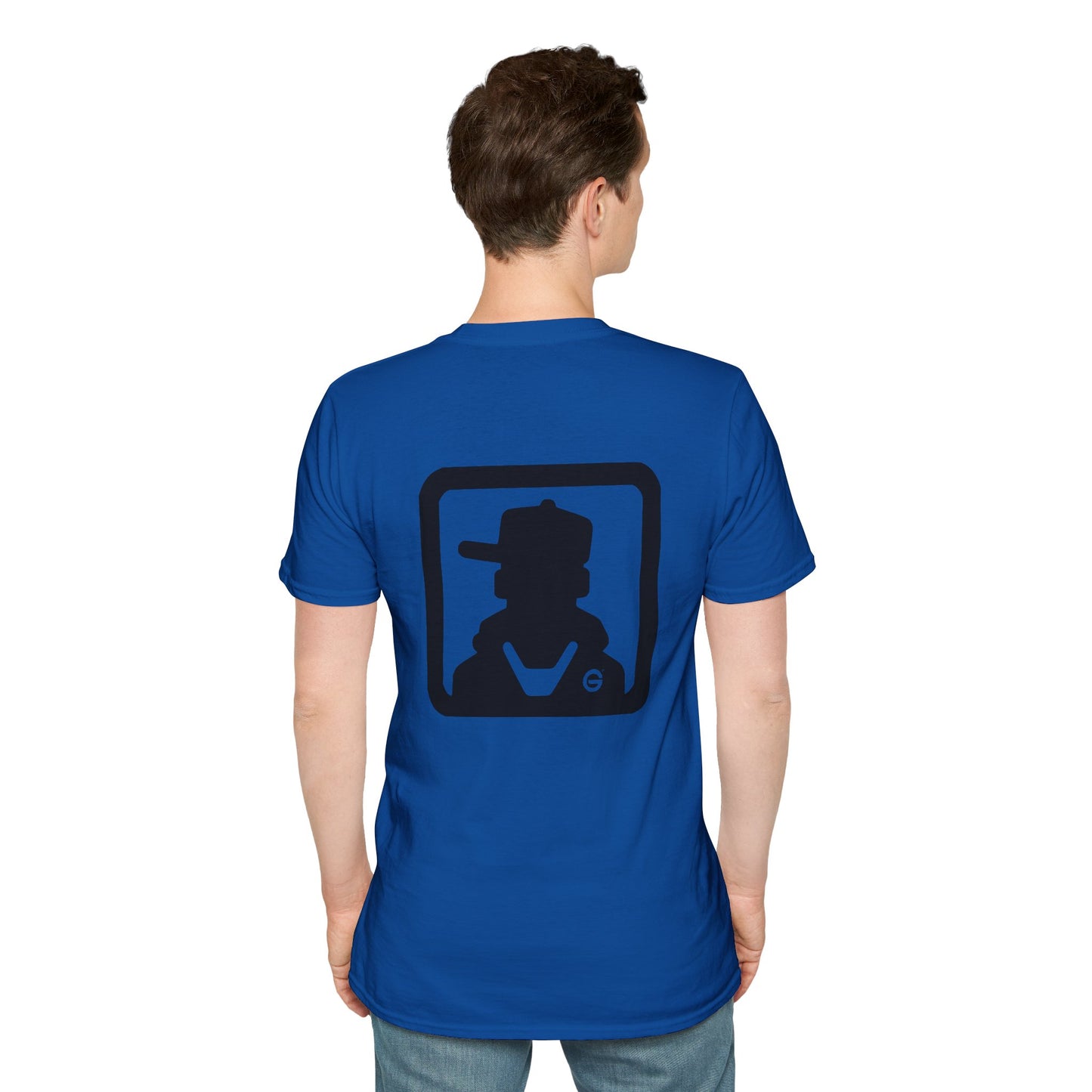 Minimal Monochrome Silhouette Logo Tee