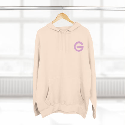 Minimalist Pink G Logo Hoodie