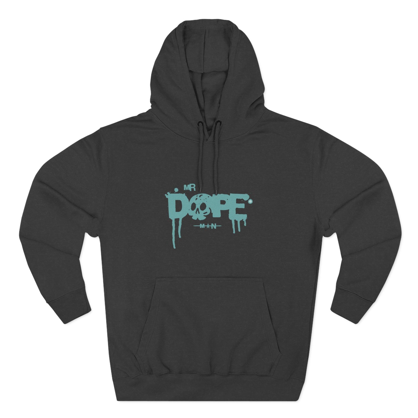 Dope Skull Fleece Hoodie Graphic Streetwear