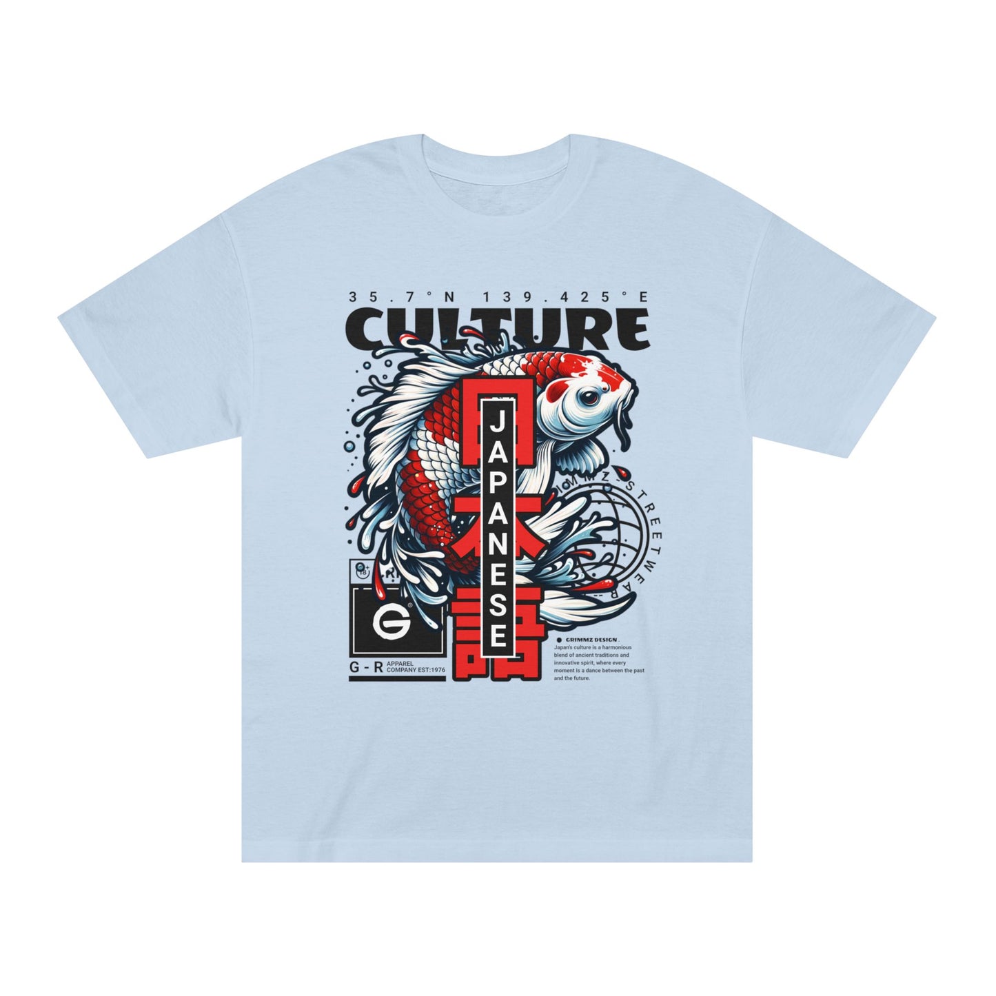 Japanese Koi Culture Graphic Tee