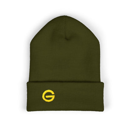 Gold G Classic Knit Beanie